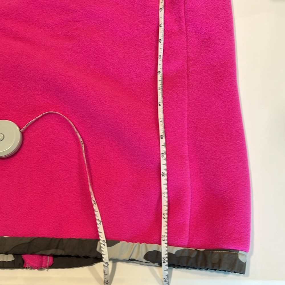 The north face - girls xl, ladies small neon pink fleece/camo - Picture 8 of 9